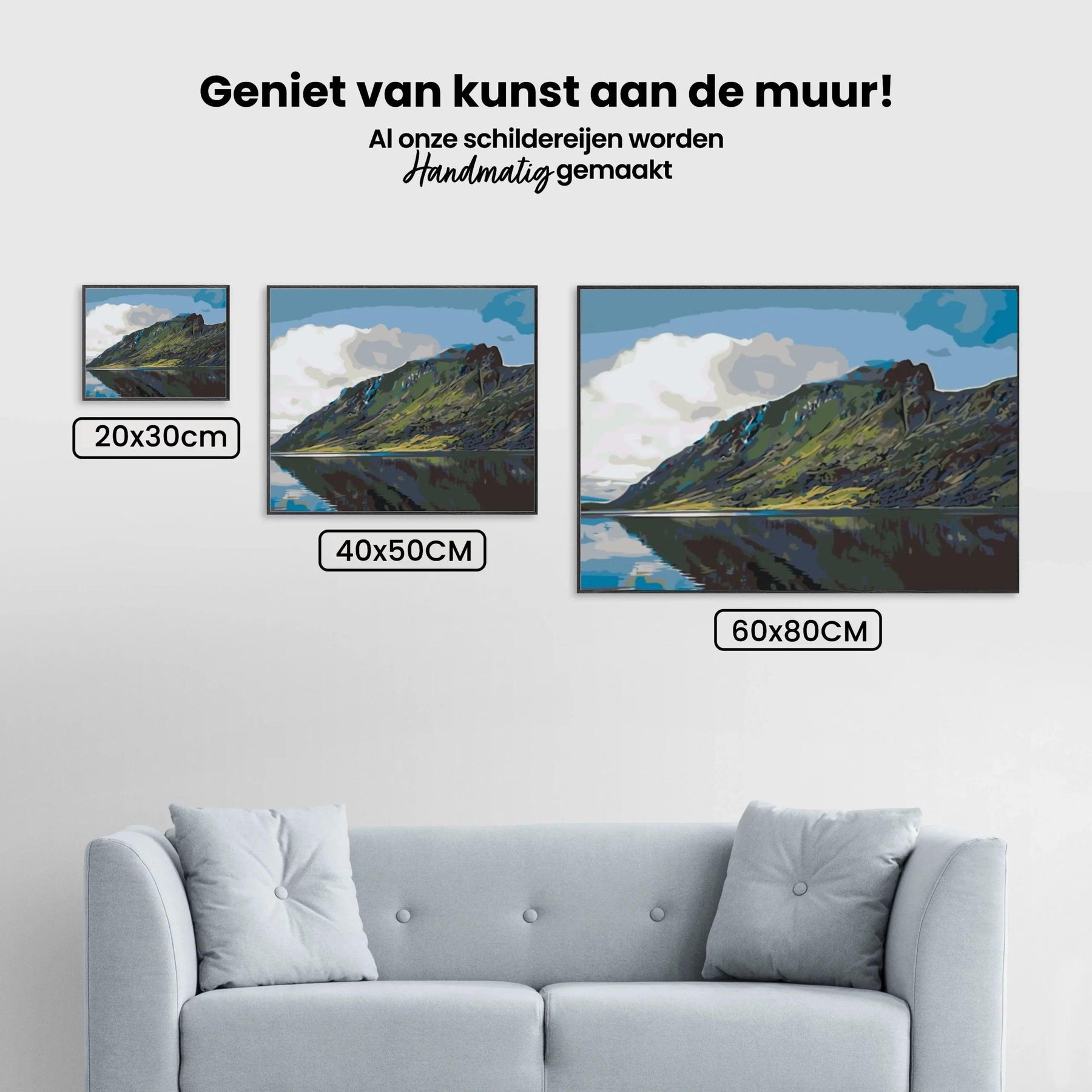 Diamantmaleri - Sø i bjergene, Fjord - SEOS Shop ®