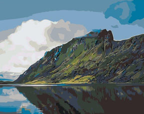 Diamantmaleri - Sø i bjergene, Fjord - SEOS Shop ®