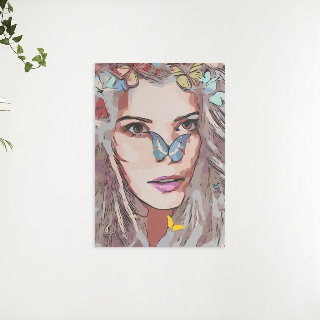 Diamantmaleri - Pige med sommerfugle - SEOS Shop ®