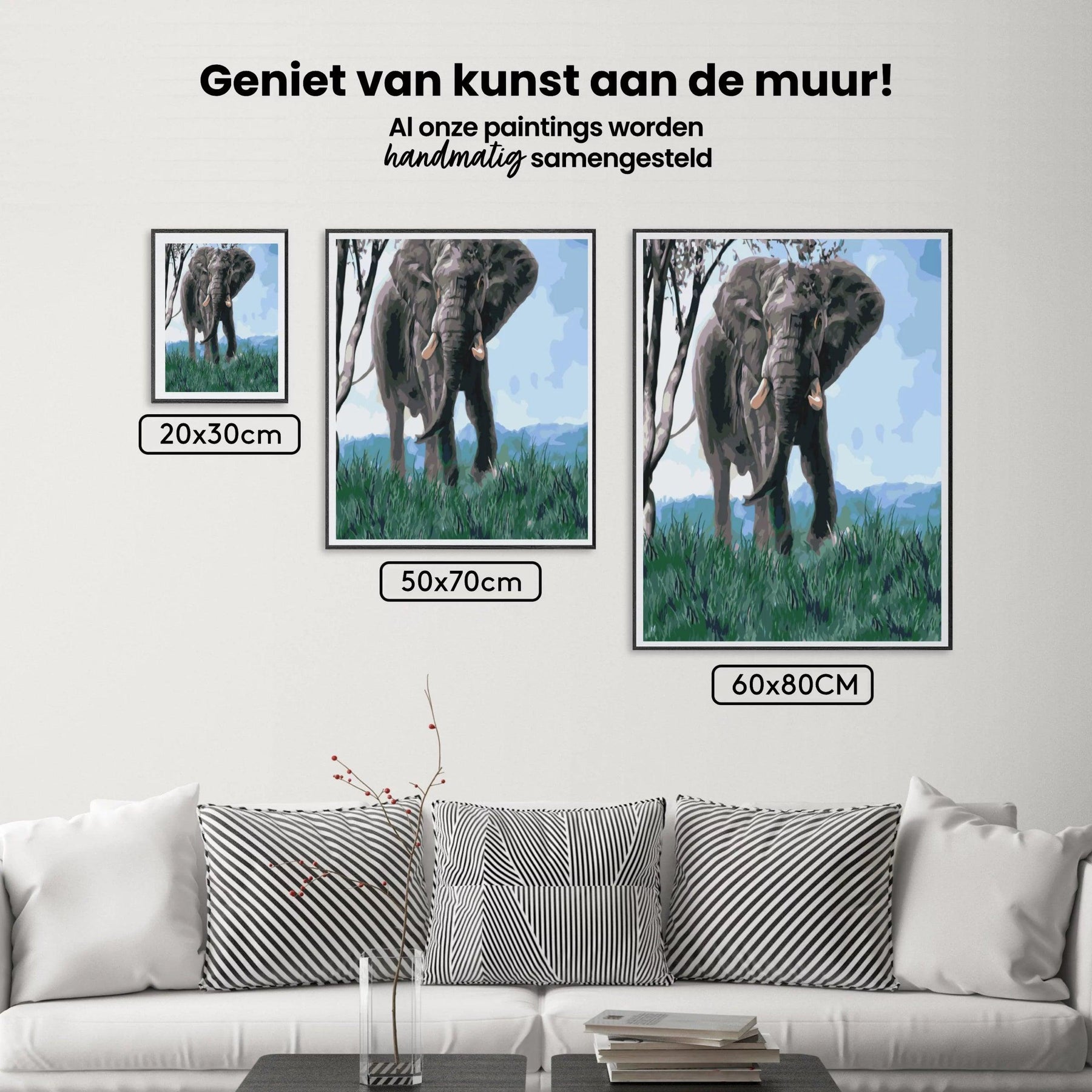Diamantmaleri - Elefant i naturen - SEOS®