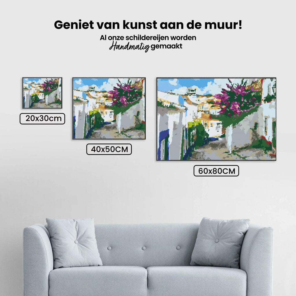 Diamantmaling - Gade i den gamle bydel - SEOS Shop ®