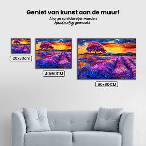 Diamantmaleri - Lilla Solnedgang - SEOS Shop ®