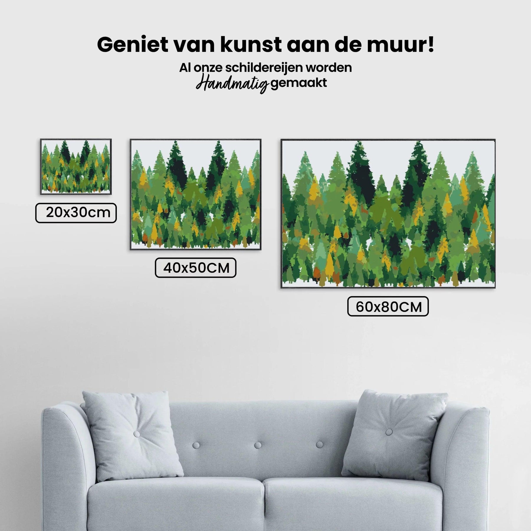 Diamantmaling - Fyrretræer - SEOS Shop ®