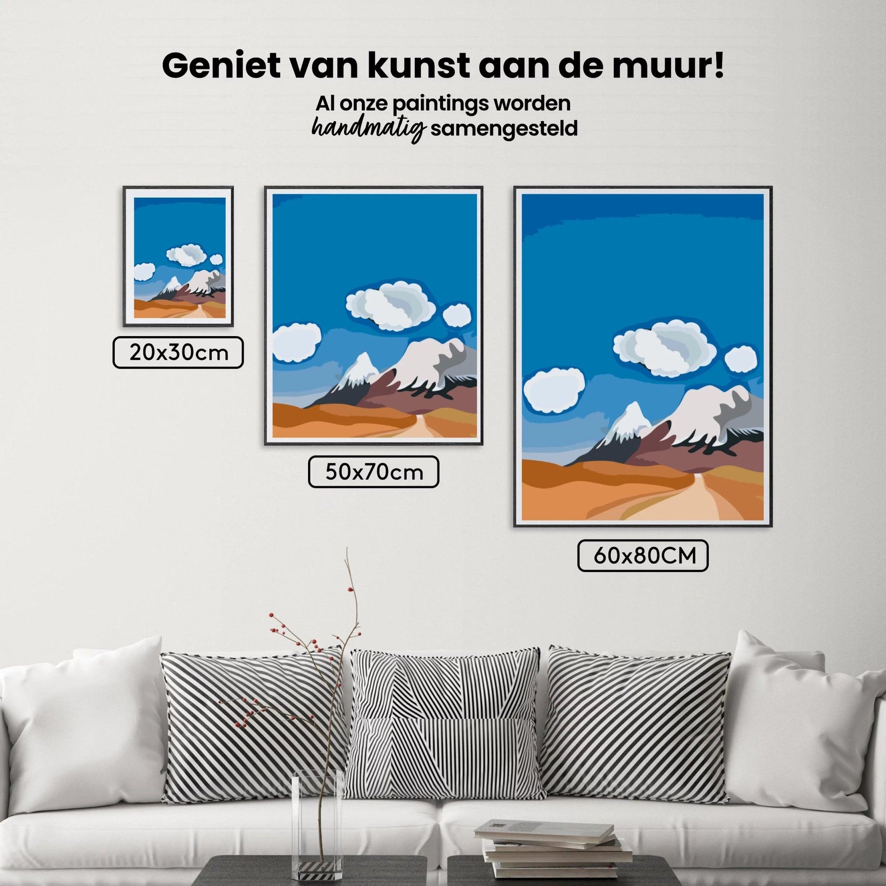Diamantmaleri - Skitse af bjerge - SEOS Shop ®