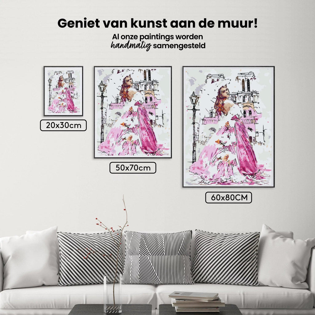 Diamantmaleri - Skønhed i Notre Dame-katedralen - SEOS Shop ®