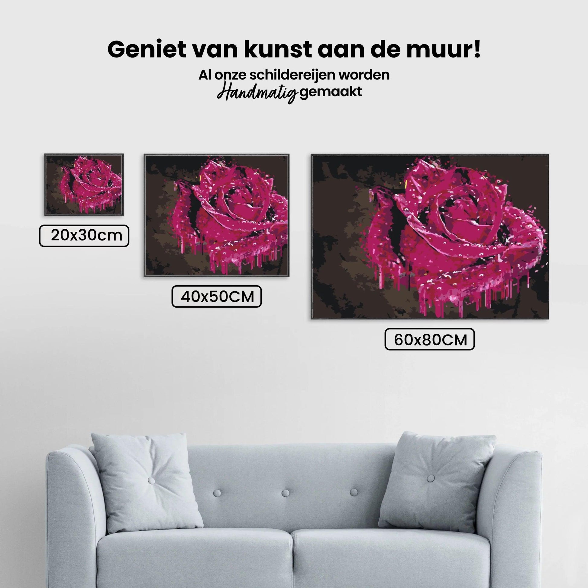 Diamantmaleri - Dekorativ rose - SEOS Shop ®