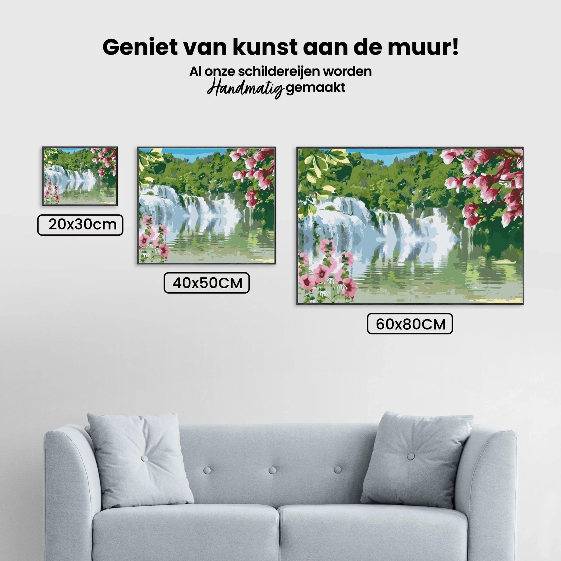 Diamantmaleri - Eventyrligt vandfald - SEOS Shop ®