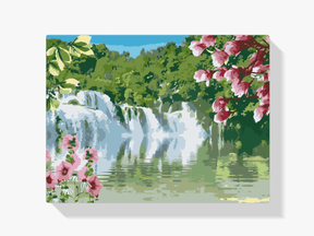 Diamantmaleri - Eventyrligt vandfald - SEOS Shop ®