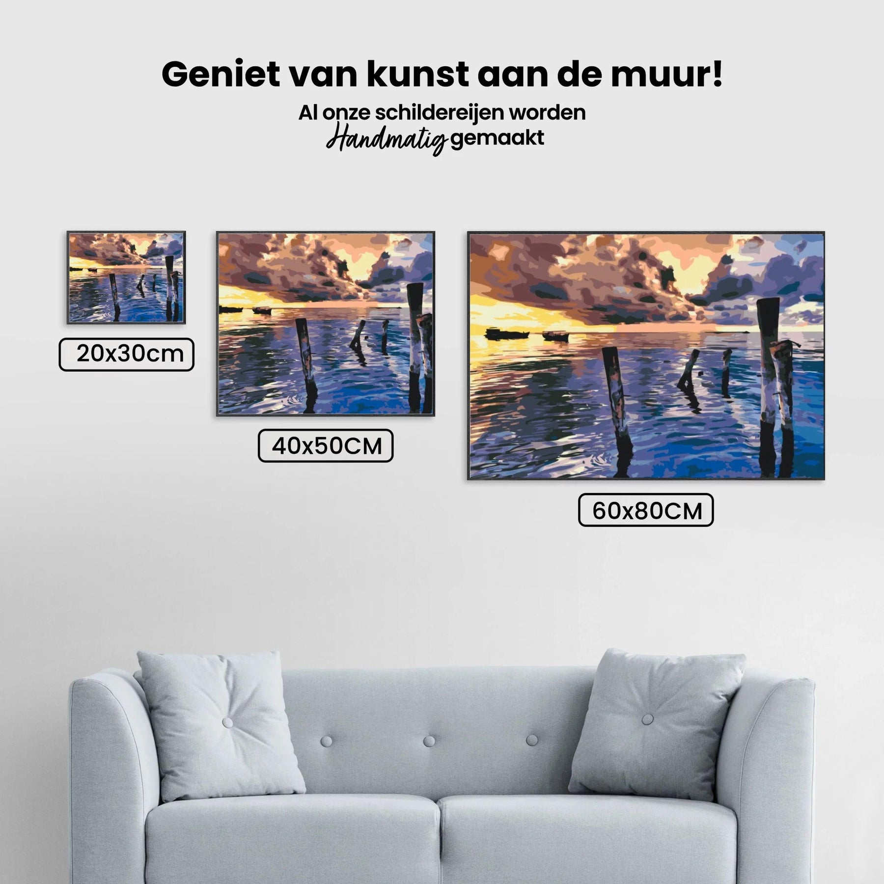 Diamantmaleri - Stormfuld solnedgang - SEOS Shop ®