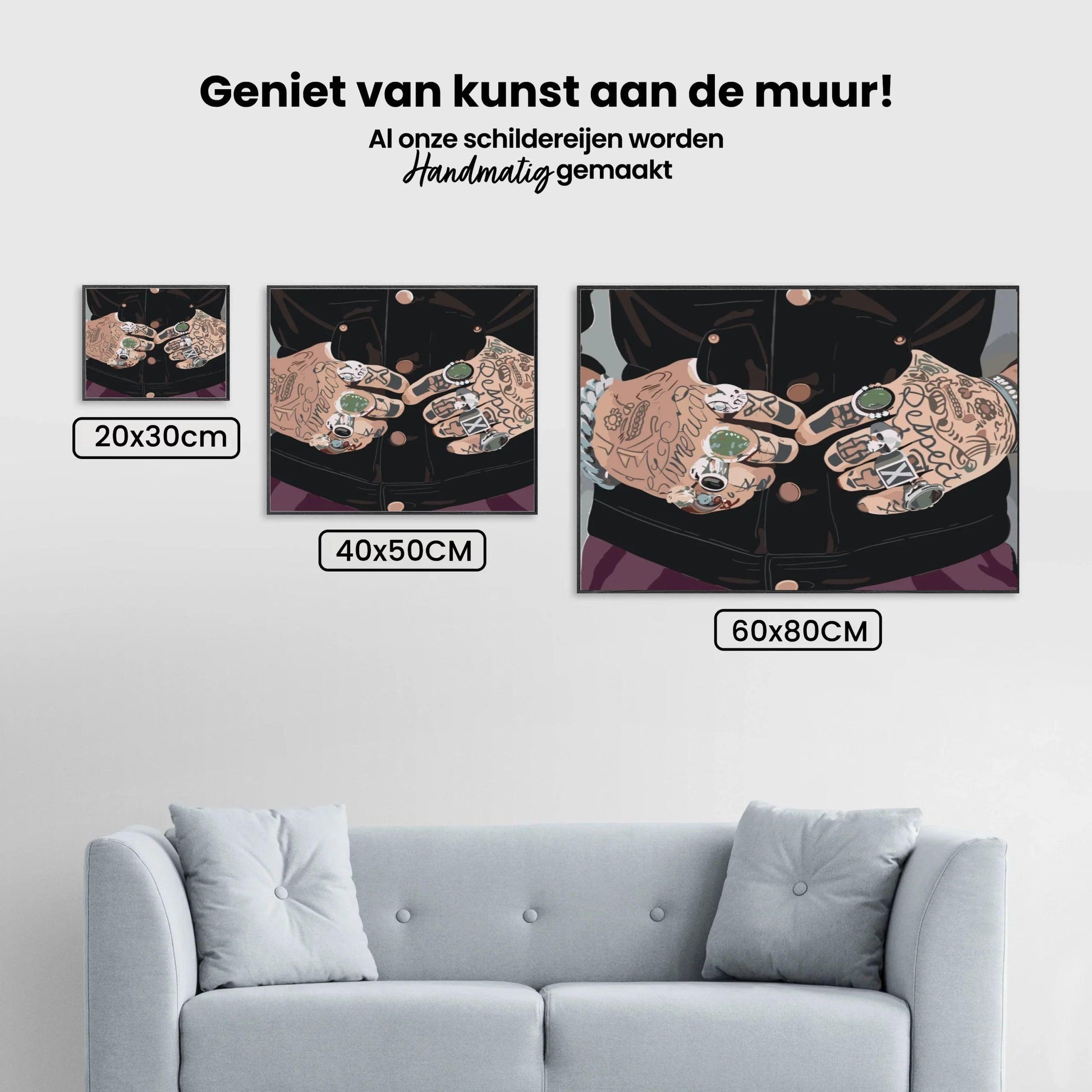 Diamantmaling - Tatoveringer på hænderne - SEOS Shop ®
