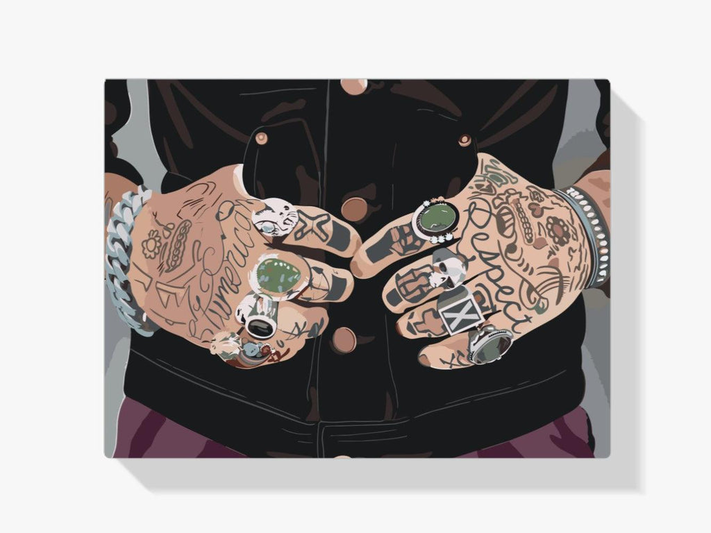 Diamantmaling - Tatoveringer på hænderne - SEOS Shop ®