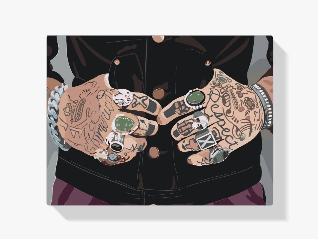 Diamantmaling - Tatoveringer på hænderne - SEOS Shop ®