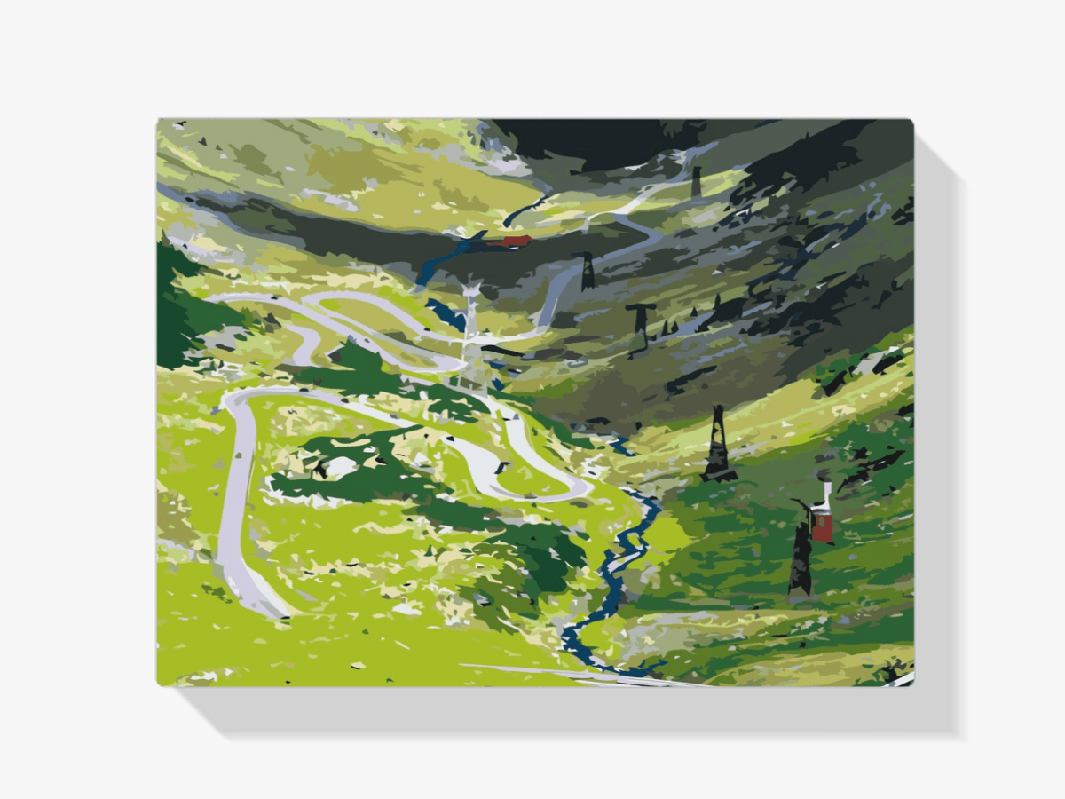 Diamantmaleri - Transfagarasan Road i Rumænien 2 - SEOS Shop ®