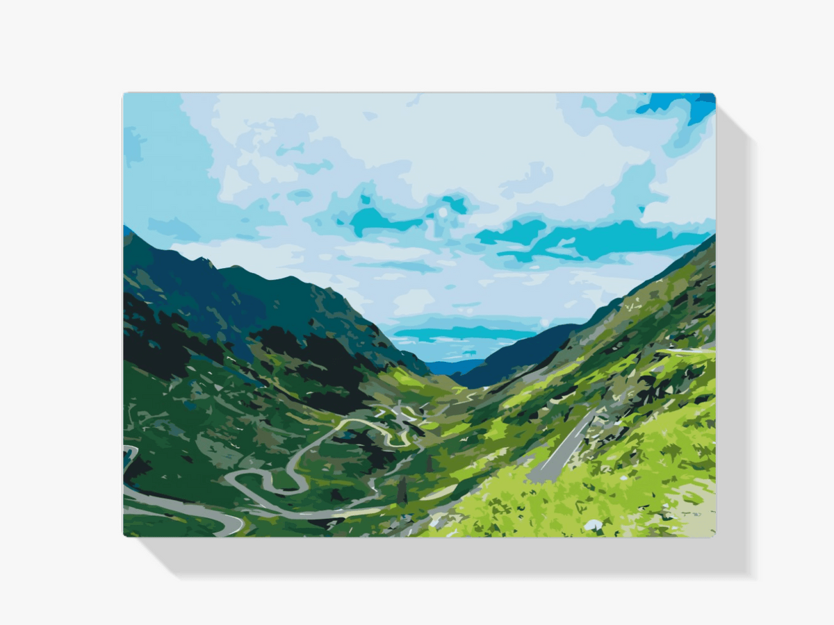 Diamantmaleri - Transfagarasan Road i Rumænien 3 - SEOS Shop ®
