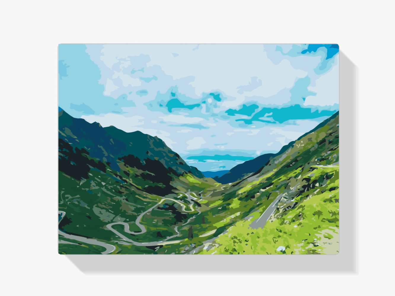 Diamantmaleri - Transfagarasan Road i Rumænien 3 - SEOS Shop ®