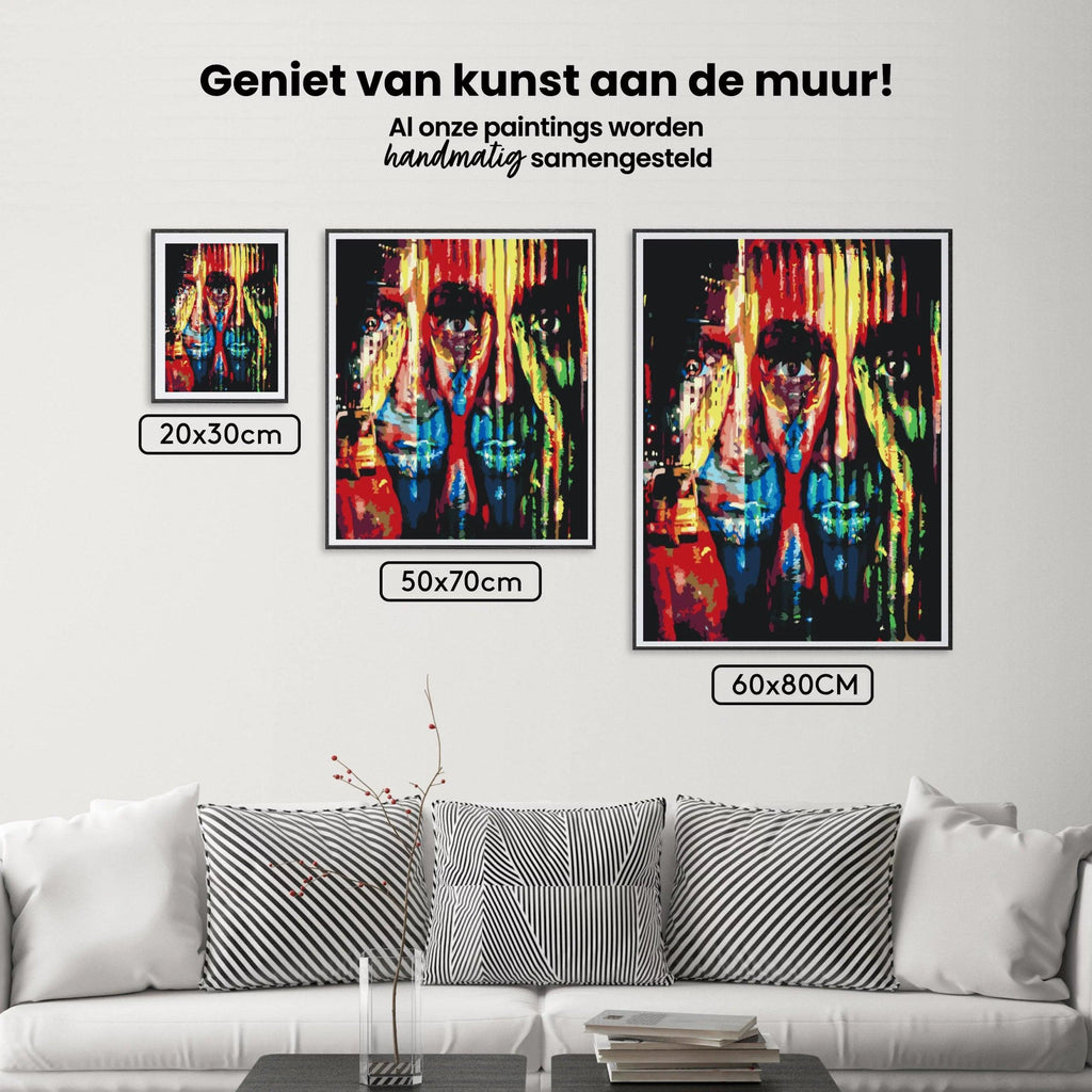Diamantmaling - To ansigter - SEOS Shop ®