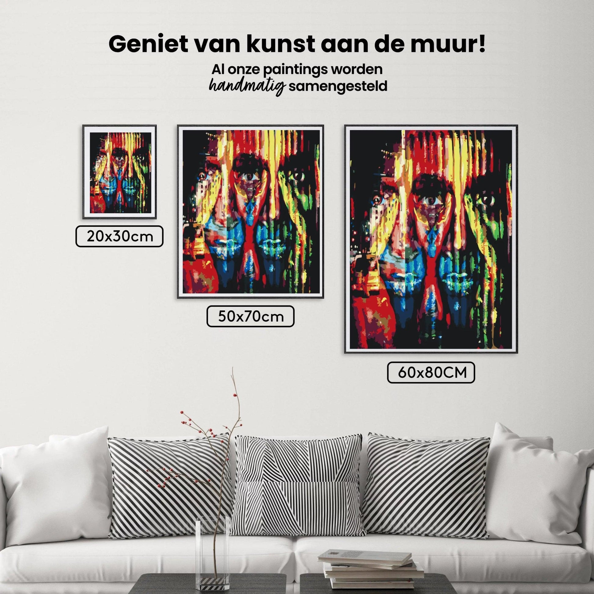 Diamantmaling - To ansigter - SEOS Shop ®