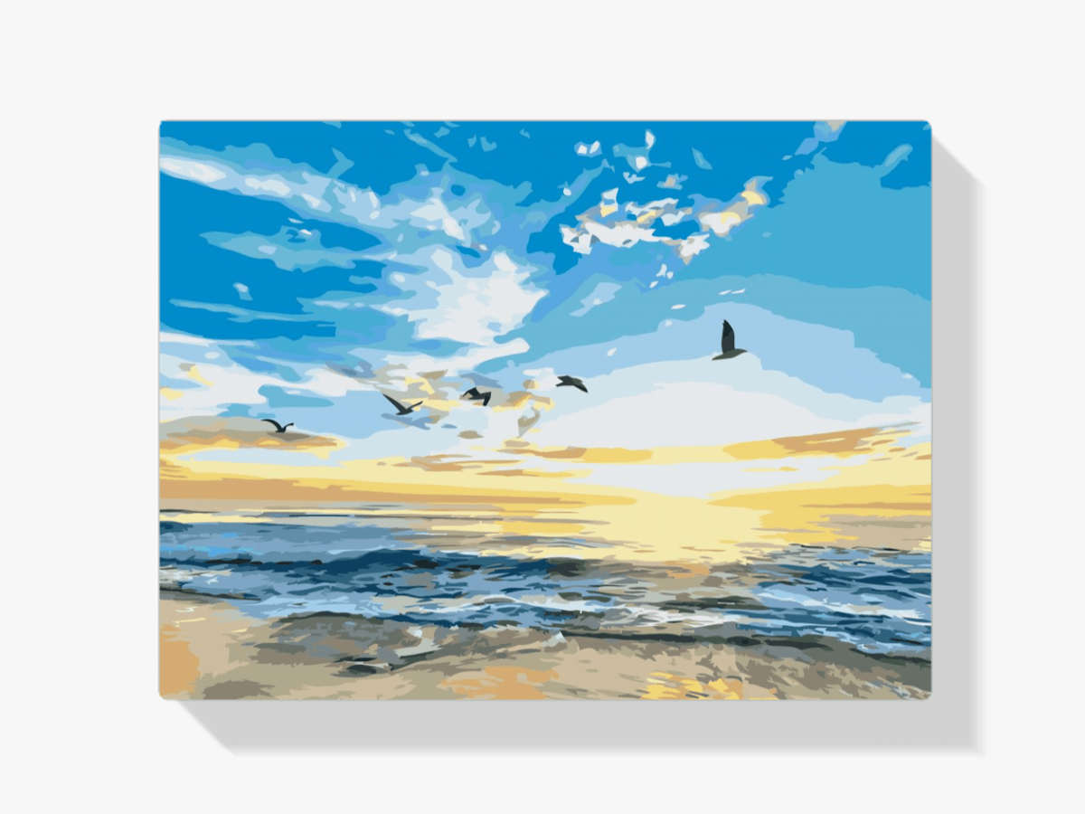 Diamantmaling - Fugle der flyver over havet - SEOS Shop ®
