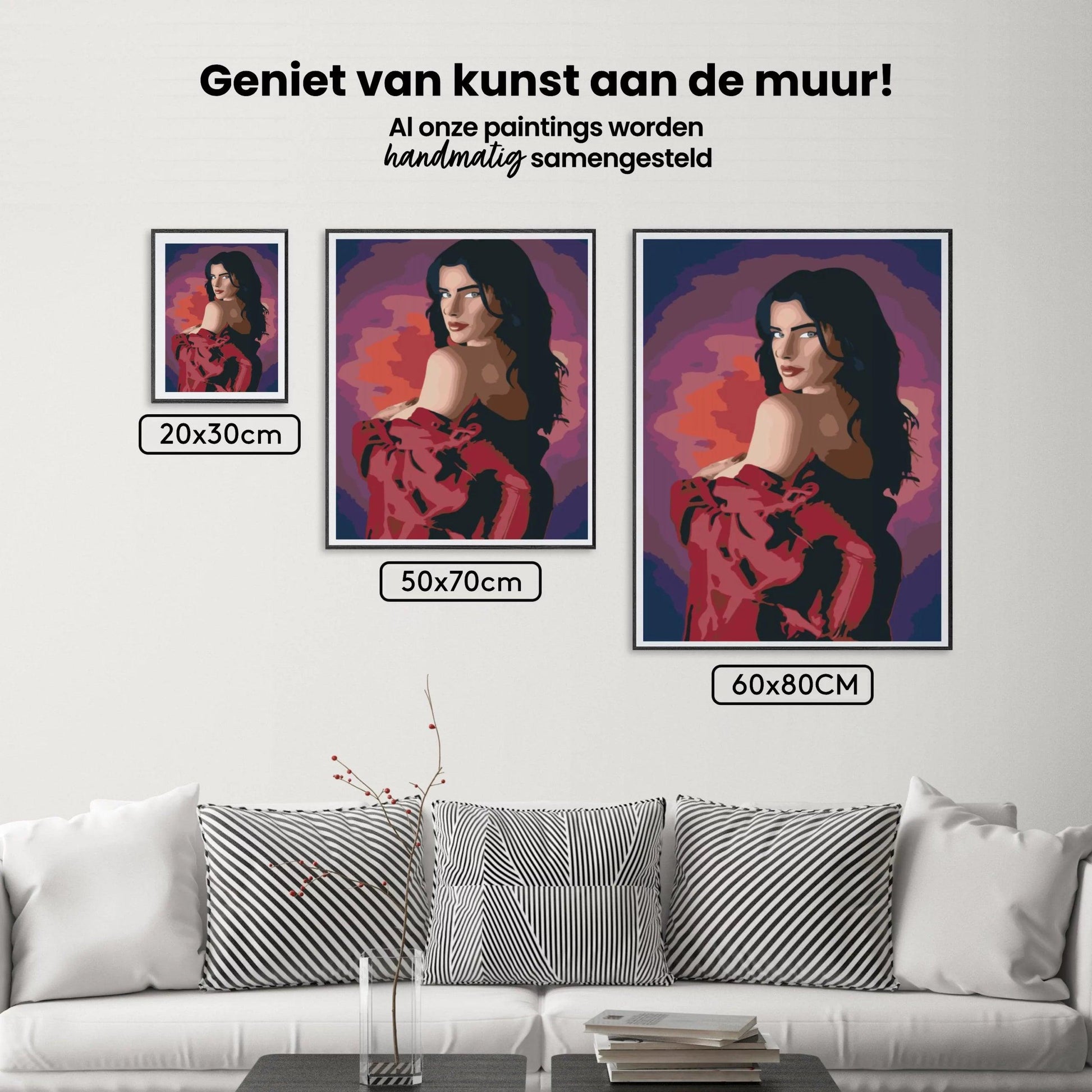 Diamantmaleri - Kvinde i skjorte - SEOS Shop ®