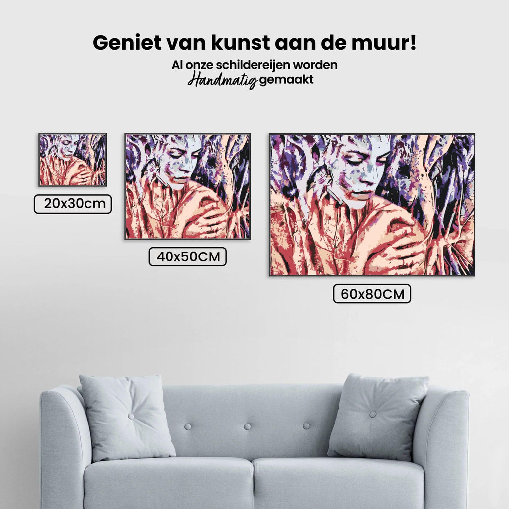 Diamantmaleri - Kvinde blandt trærødderne - SEOS Shop ®