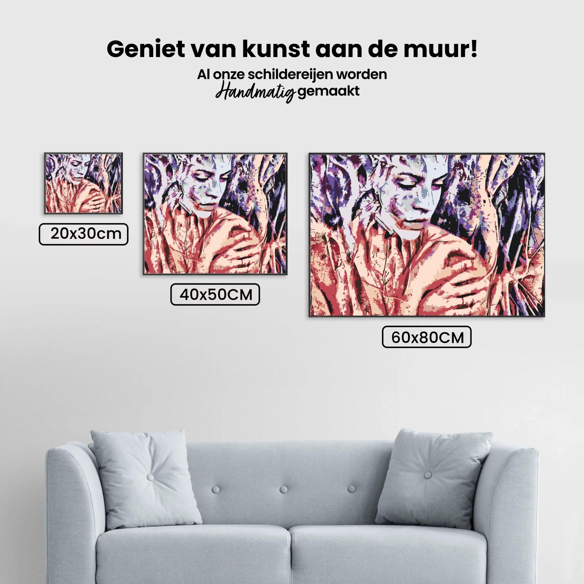 Diamantmaleri - Kvinde blandt trærødderne - SEOS Shop ®