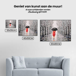 Diamantmaleri - Kvinde går i parken - SEOS Shop ®