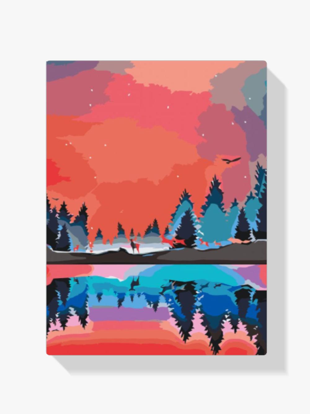 Diamantmaleri - Vinterlandskab 2 - SEOS Shop ®