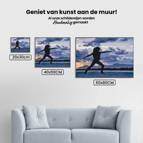 Diamantmaling - Yoga på stranden - SEOS Shop ®