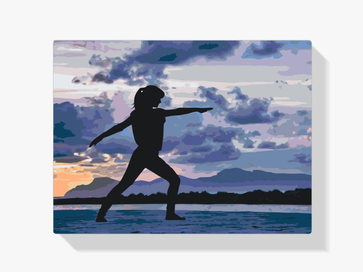 Diamantmaling - Yoga på stranden - SEOS Shop ®