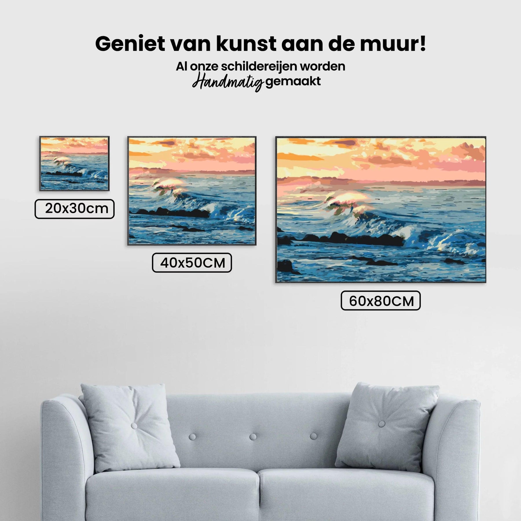 Diamantmaling - Havbølger - SEOS Shop ®