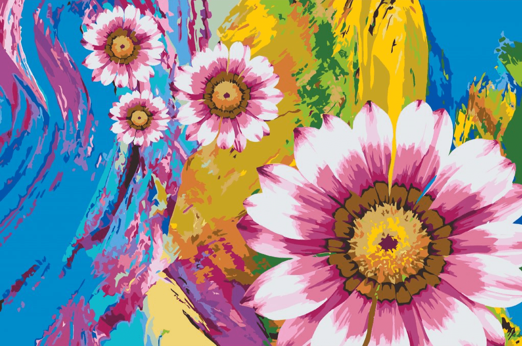 Diamantmaling - Sommerblomster - SEOS Shop ®