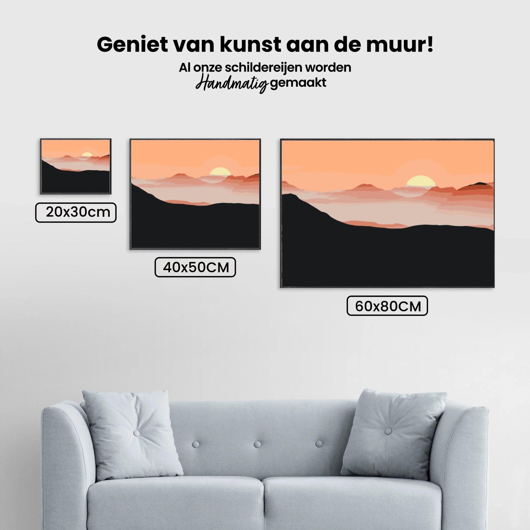 Diamantmaleri - Sol i bjergene - SEOS Shop ®