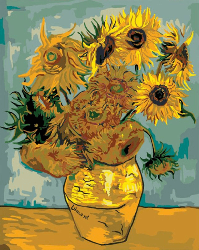 Diamantmaleri - Solsikker Van Gogh - SEOS Shop ®