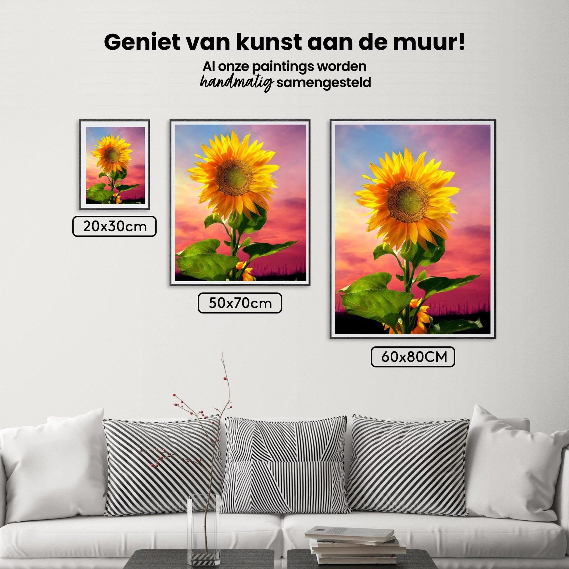 Diamantmaleri - Solsikke i marken - SEOS Shop ® 