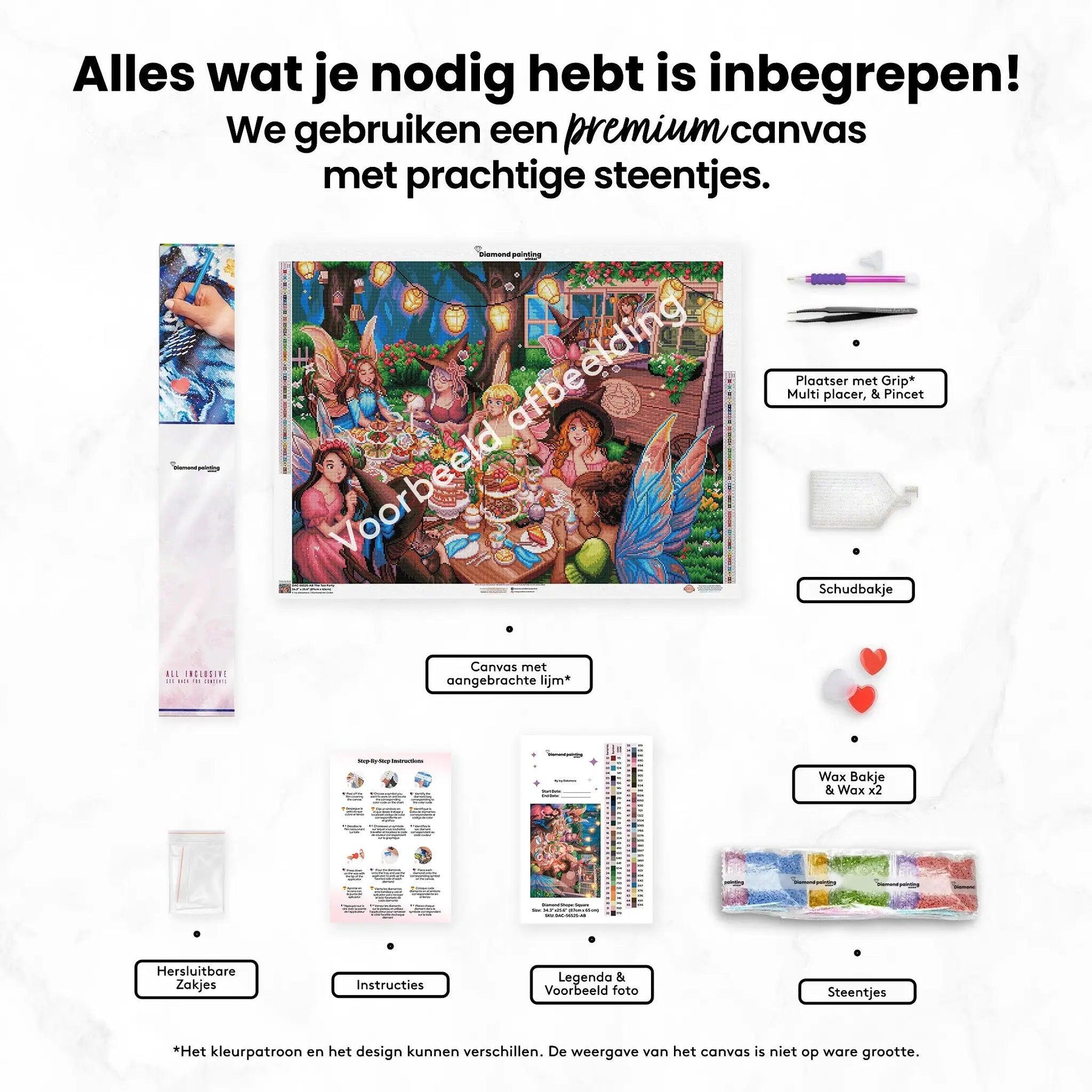 Diamantmalingssæt Farverigt Hjerte - SEOS Shop ®
