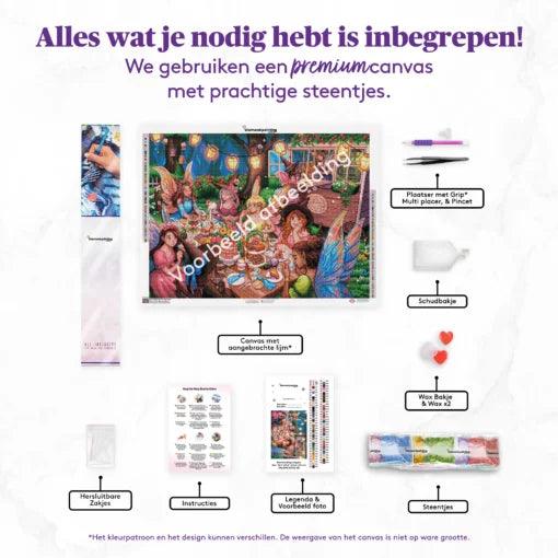 Diamantmaling Pakke Blomstermaling - SEOS Shop ®
