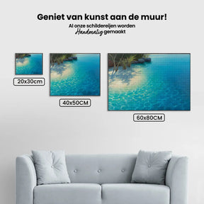 Diamantmaleri - Blå Lagune