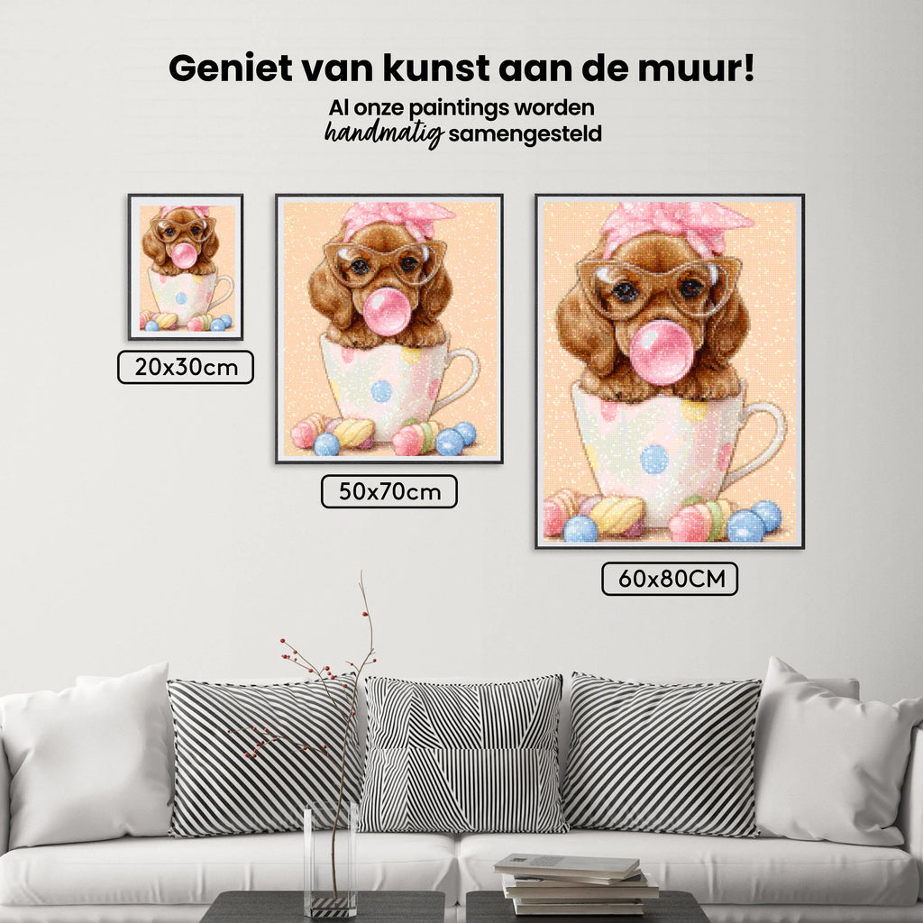 Diamantmaleri - Tyggegummihvalp - SEOS Shop ®