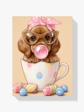 Diamantmaleri - Tyggegummihvalp - SEOS Shop ®