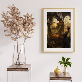 Diamantmaleri - Dragen og maleren - SEOS Shop ®