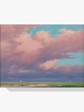 Diamantmaleri - Lyserøde himmel