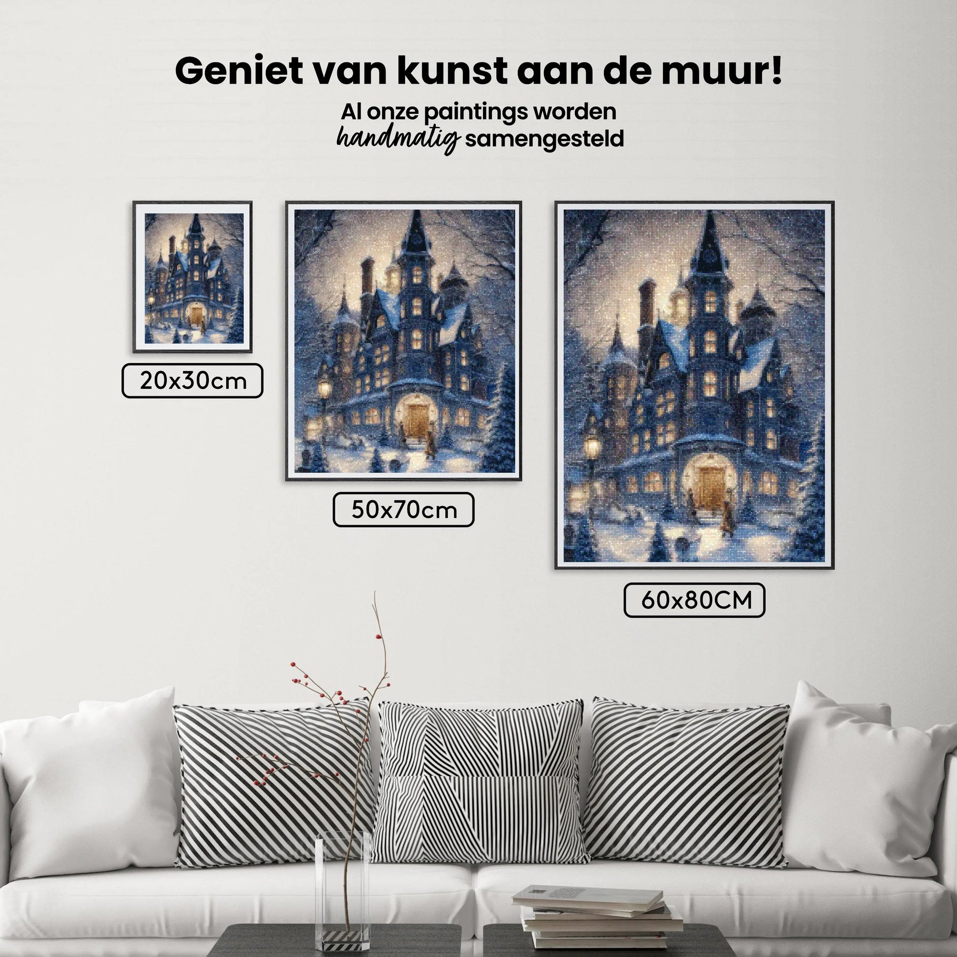 Diamantmaleri - Vinterlandhus - SEOS Shop ®