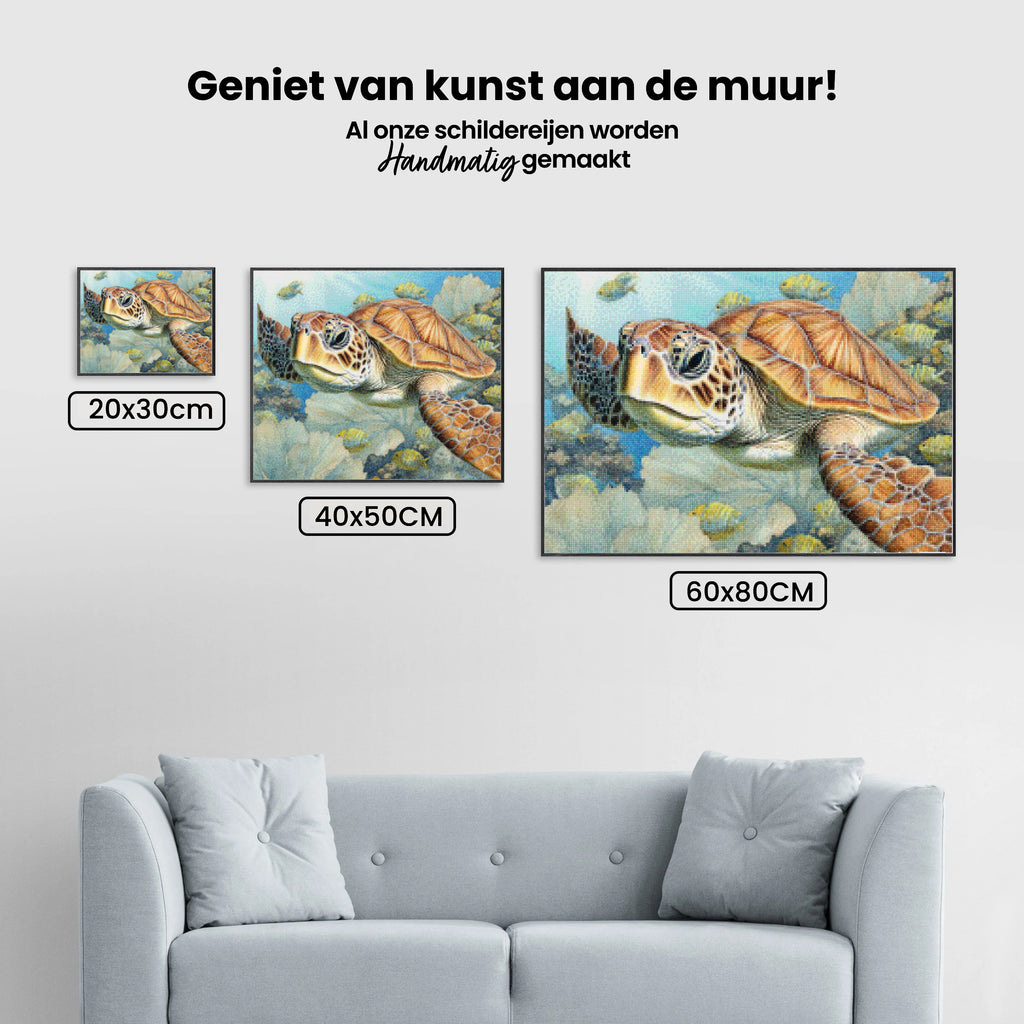 Diamantmaleri - Havskildpadde - SEOS Shop ®