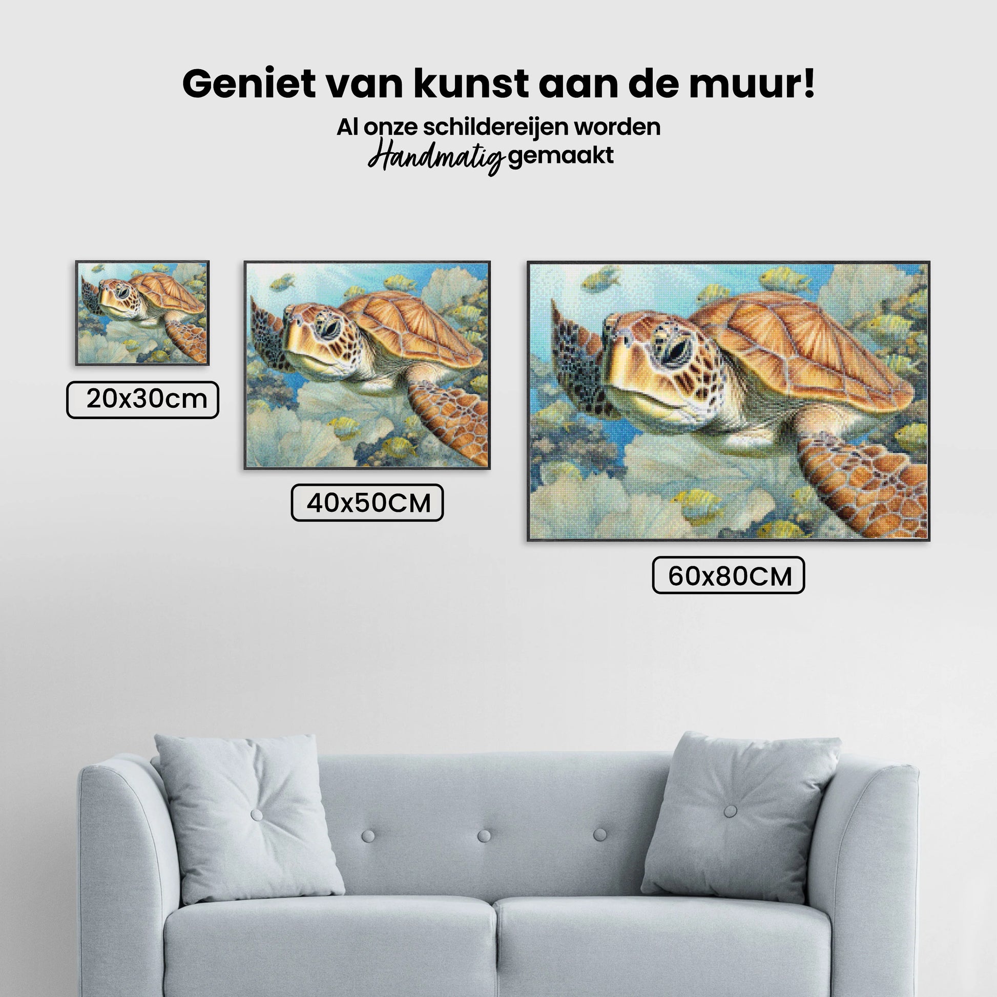 Diamantmaleri - Havskildpadde - SEOS Shop ®