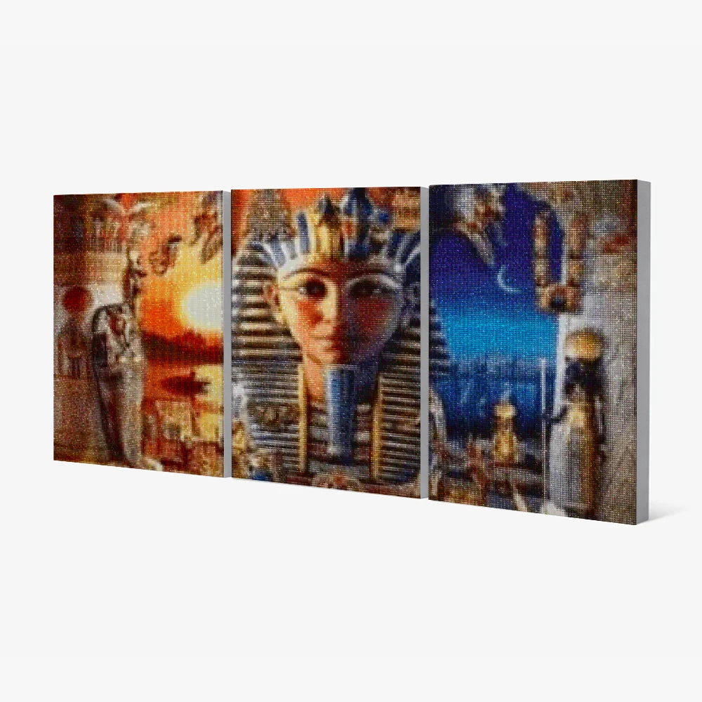 Diamantmaleri Egyptisk Kleopatra 3 dele - SEOS Shop ®