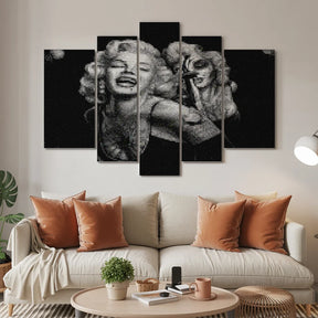 Diamantmaleri Marilyn Monroe 5 paneler - SEOS Shop ®