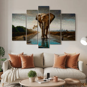 Diamantmaling Elefant 5-delt - SEOS Shop ®
