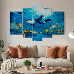 Diamantmaling Spækhuggere i havet 5 dele - SEOS Shop ®