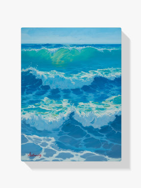 Diamantmaling - Azurblå hedebølge