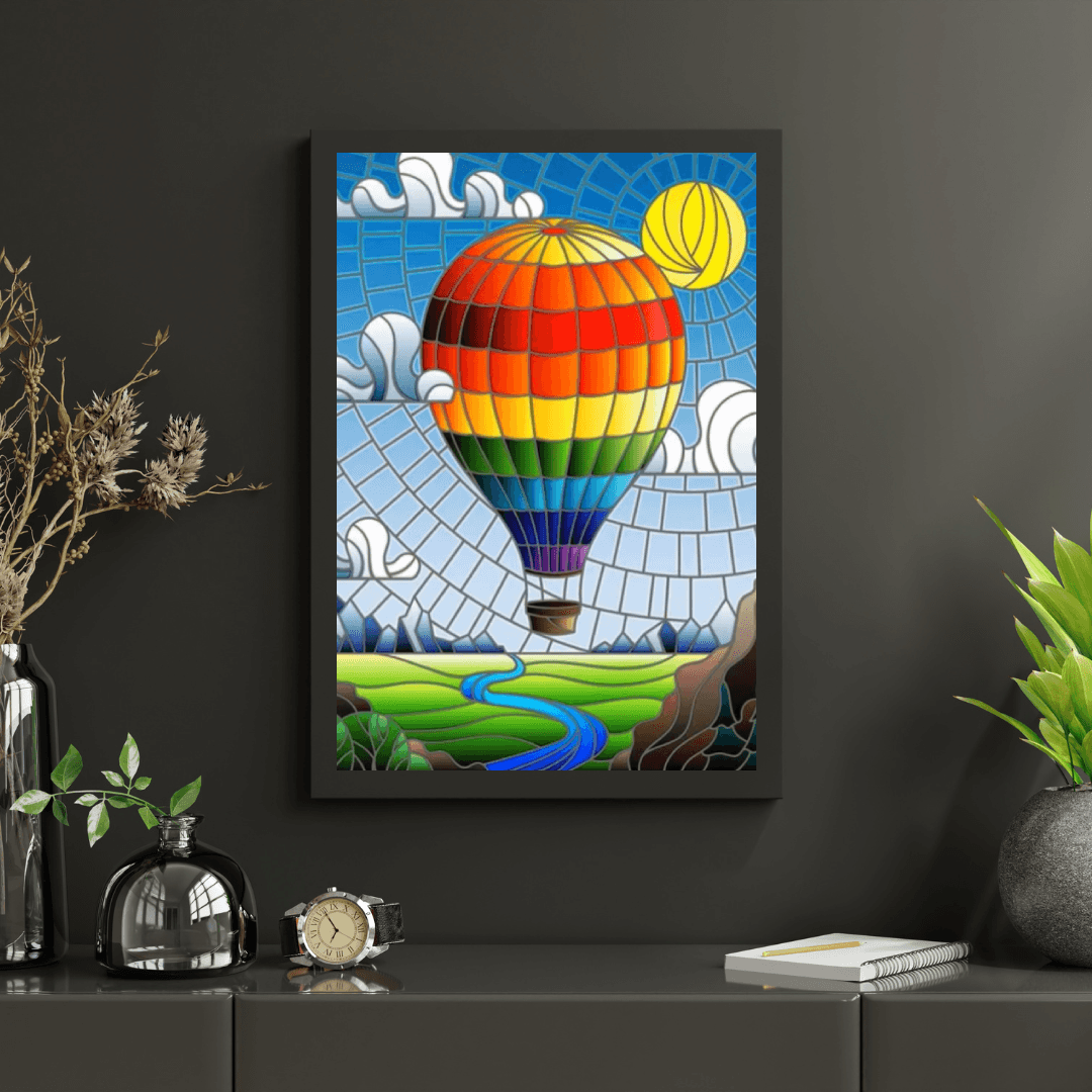 Diamantmaling - Ballonflyvning - SEOS Shop ®